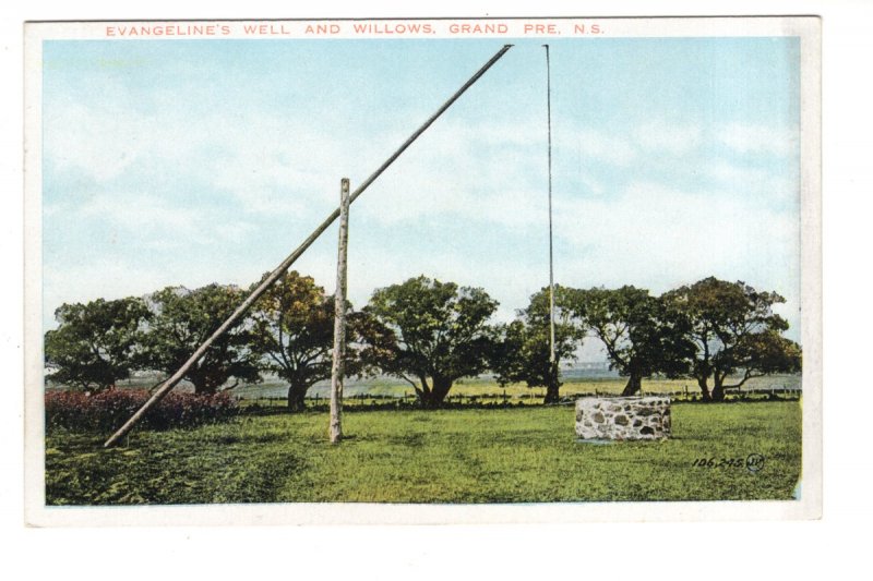 Evangeline's Well,  Willows, Grand Pre, Nova Scotia,