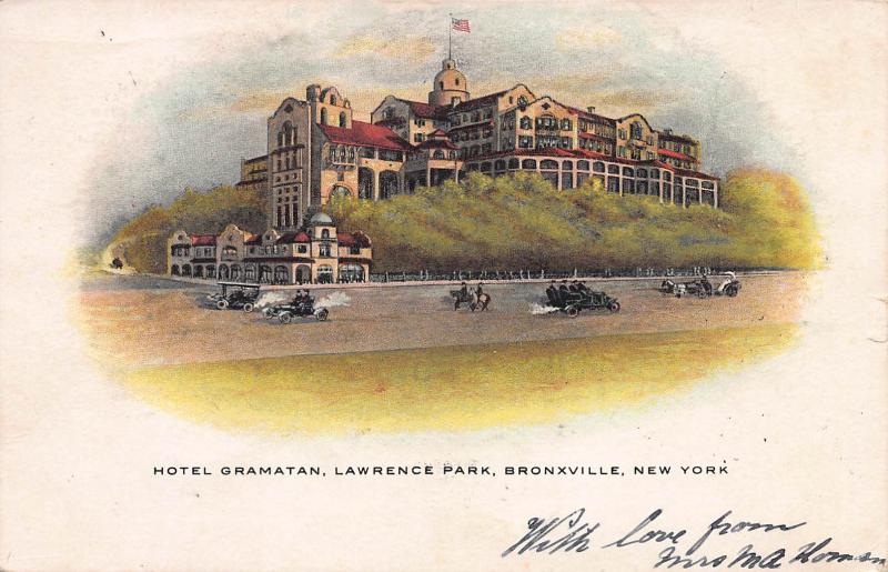 Hotel Gramatan, Lawrence Park, Bronxville, New York, 1907 Postcard, used