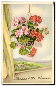 Old Postcard Fantasy Flowers