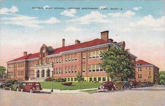 Ohio Lima Central High School Looking Northwest