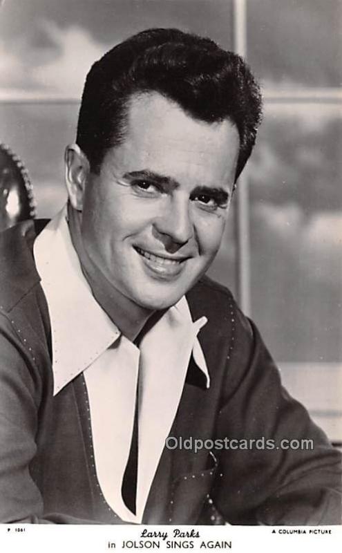 Larry Parks, Jolson Sings Again Movie Star Actor Actress Film Star Unused 