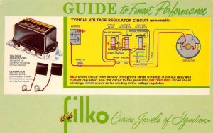 Filko Guide to Performance Electronic Parts Adv Vintage Postcard AA58317