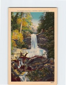 Postcard Maiden Hair Falls Western North Carolina USA