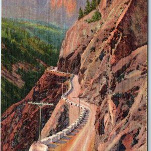 1935 Ouray CO Uncompahgre Gorge Million Dollar Highway Telegraph US Hwy 550 A220