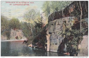 Entrance to Half Moon Bay, St. Lawrence River, CALIFORNIA, PU-1908