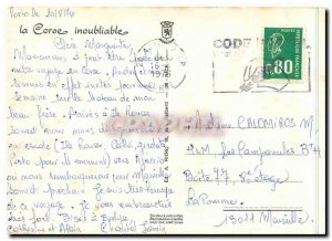 Modern Postcard Corsica unforgettable