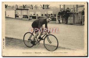 Old Postcard Velo Cycle Cycling Meyers Grand Prize Winner 1902