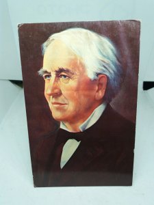 Inventor Thomas Ava Edison 1847 - 1951 Vintage Postcard