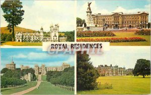 Modern Postcard Royal residences Balmoral Castle Buckingham Palace Windsor Ca...