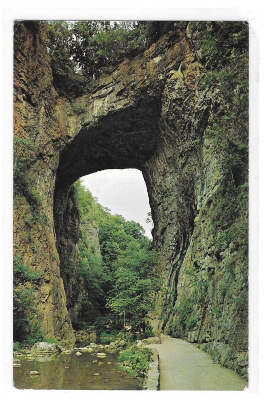 Virginia Natural Bridge Tourists Cedar Creek Trail  3 Vintage 1960s Postccards