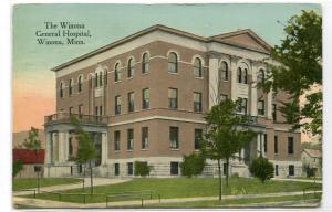 Winona General Hospital Minnesota 1914 postcard