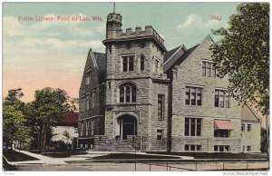 FOND DU LAC, Wisconsin, 1900-1910´s; Public Library