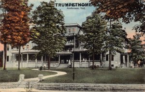 Postcard Trumpet Home in Anderson, Indiana~124952