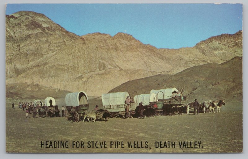 Stovepipe Wells California~Covered Wagons~Mormons~Donner Party~Jayhawkers 1950s 