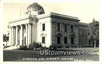 Real Photo - Washoe County Court House in Reno, Nevada