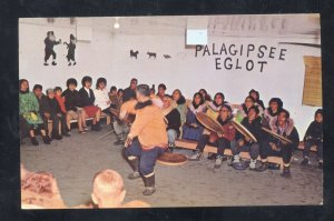 KOTXZEBUE ALASKA ESKIMO DACE PALAGIPSEE EGLOT DANCING VINTAGE POSTCARD