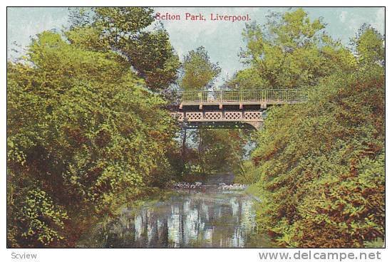 Sefton Park, Bridge, Liverpool, England, UK, 1900-1910s