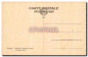 Old Postcard Brussels ColleginaleSs Michael and Gudula The Altar Master