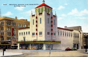 Texas El Paso Beautiful Spanish Type Kress Building