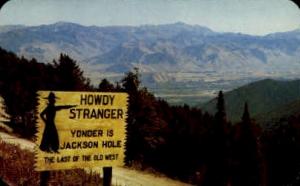 Jackson Hole, WY Postcard      ;      Jackson Hole, Wyoming Post Card