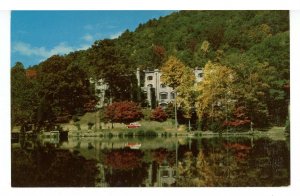 NC - Montreat. Assembly Inn from Across Lake Susan