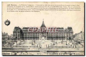 Postcard Old Rennes Le Palais du Commerce