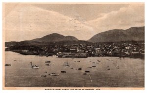 Maine Bar Harbor  Bird's Eye View