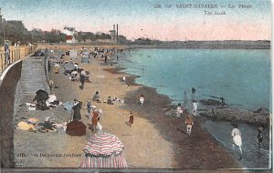 La Plage, The Beach Saint Nazaire France Unused 