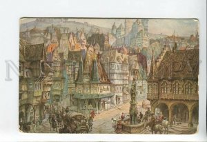 3185912 German city XV century russian Grosman Knebel postcard