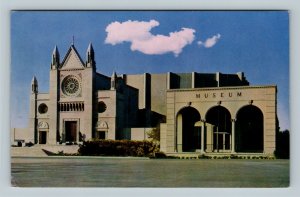 Glendale CA, Forest Lawn, Hall Of Crucifixion Museum, Chrome California Postcard