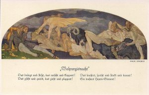 Leipzig, Witches, Goethe, Auerbnachs Keller, Faust, 1930, Nudes, Walpurgisnacht