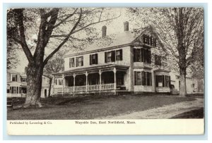 1908 Wayside Inn East Northfield Massachusetts Antique Posted Postcard 