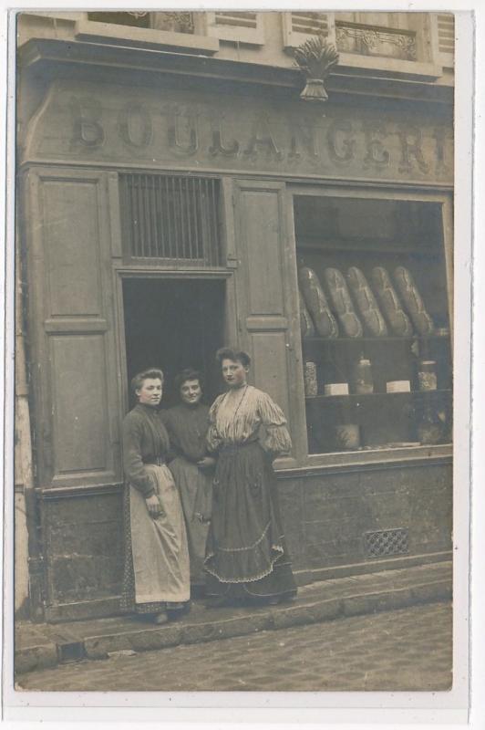 ARGENTEUIL : boulangerie, personnages - tres bon etat