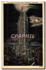 Old Postcard The Empire State Building New York City