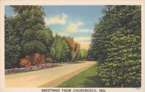 Indiana Greetings From Churubusco