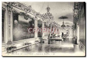 Old Postcard Chateau de Chantilly Battles Gallery