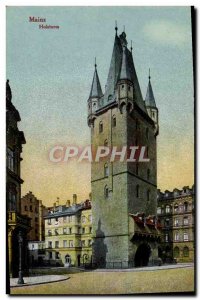 Old Postcard Mainz Holzturm