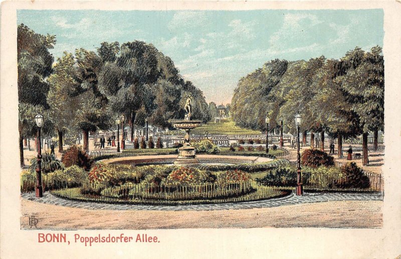 br104572 poppelsdorfer allee bonn germany litho