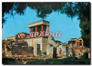 Old Postcard Knossos The northern entrance