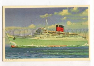 400628 Cunard line ship Coronia Old Hong Kong postcard
