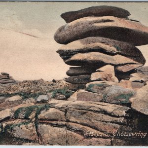 c1900s Liskeard Cheesewring Rock Formation Natural Stone Stack Tor Landmark A25