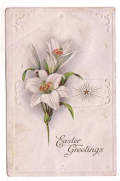 Embossed, Lily, Easter