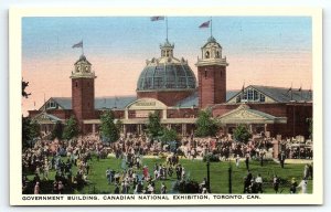 1920s TORONTO CANADIAN NATIONAL EXHIBITION GOVERNMENT BUILDING POSTCARD P1805