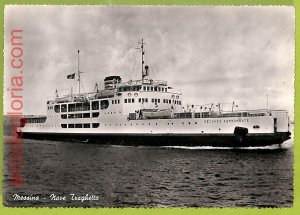 af7445 - VINTAGE POSTCARD Postcards - Ship Messina Ferry Ship NAVI-