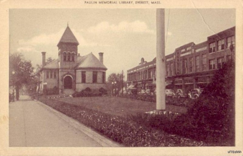 PAULIN MEMORIAL LIBRARY EVERETT, MA