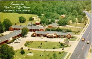 Summerton SC South Carolina SUMMERTON MOTEL~RESTAURANT Roadside ca1950s Postcard