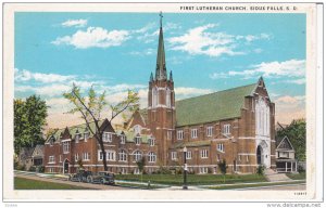 SIOUX FALLS , South Dakota , 1910s ; First Lutheran Church