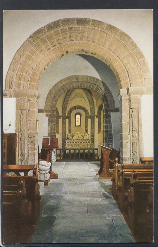 Herefordshire Postcard- Chancel Arch & Sanctuary,SS David and Mary,Kilpeck HM275