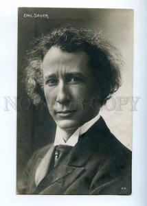 226979 Emil SAUER German COMPOSER pianist Vintage PHOTO PC