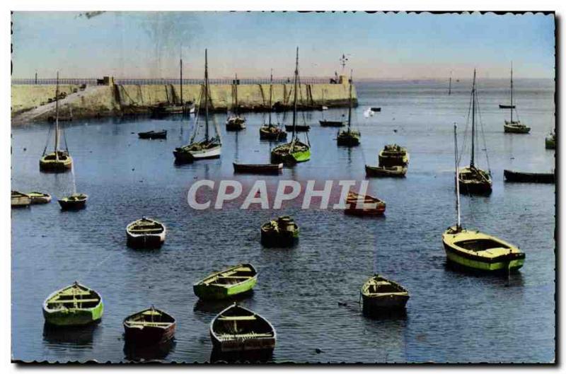 Postcard Modern Noirmoutier L & # 39Herbaudiere The harbor Boats